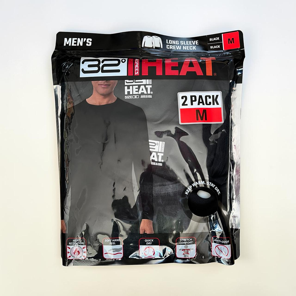 Pack 2 camisetas 32 heat térmico 2