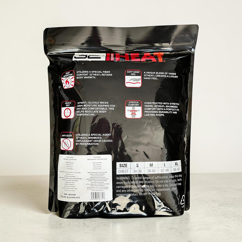 Pack 2 camisetas 32 heat térmico 3