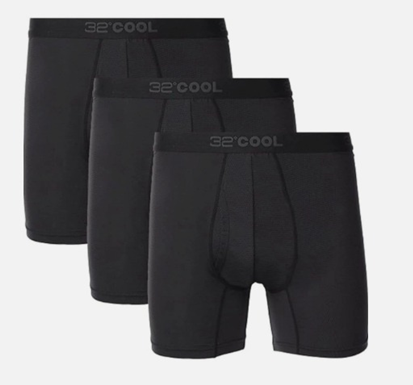 Pack 3 boxer 32 Degrees cool negros 3
