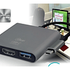 Adaptador Tipo C A Hdmi Usb 3.0 A Pd Microlab