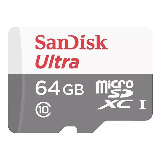 Tarjeta Memoria 64gb Sandisk Micro Sd Clase 10