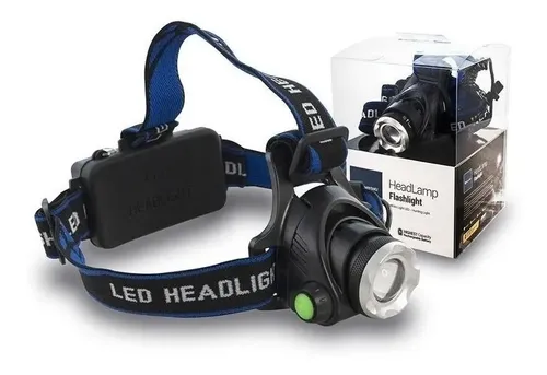 POWERLAB LINTERNA CINTILLO LED DE CABEZA 3 LED ZOOM 1500 LUMENES