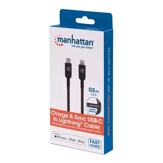 Cable Usb-c A Lightning - Manhattan 394192 / Nexstore