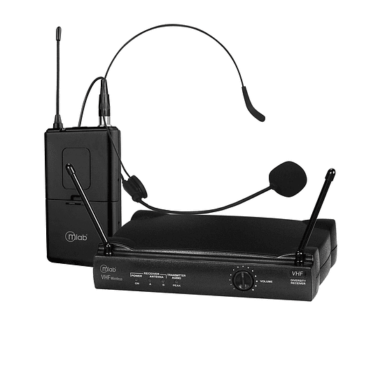 Micrófono Cintillo Wireless VHF Mlab 8770