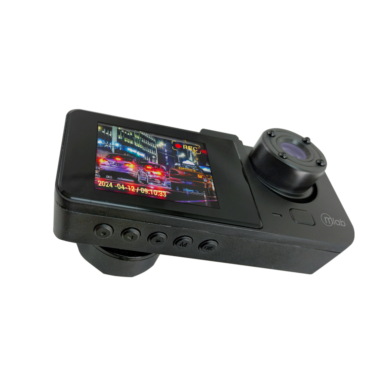 MLAB CAMARA AUTO DVR FULL HD 2 CAMARAS FRENTE 1080P INTERIOR 720P
