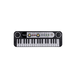 Teclado Musical Para Niños 37 Teclas Color Negro FT 370 / Fussen - 9577