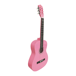 Guitarra Pink 39' Pulgadas Incluye Funda + Alma / Sevillana 8451 
