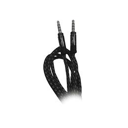 Cable Audio Stereo Trenzado Plug 3.5mm 2mt MLAB / 9271