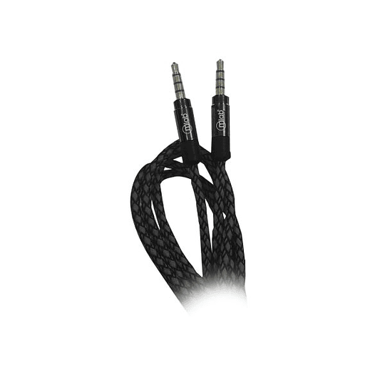Cable Audio Stereo Trenzado Plug 3.5mm 2mt MLAB / 9271