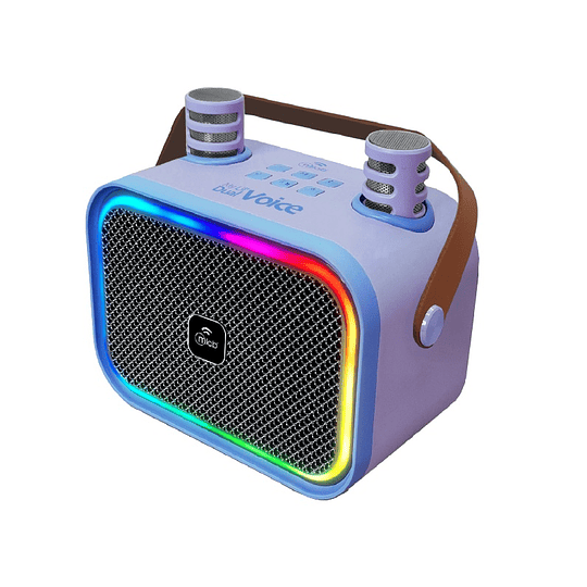 Parlante Para Niños My Lil Dual Voice Colores + 2 Microfonos / MLAB 