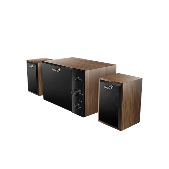 Subwoofer Multimedia 2.1 Treble/Bass Knob Wood SW-2.1-350 / Genius 9649