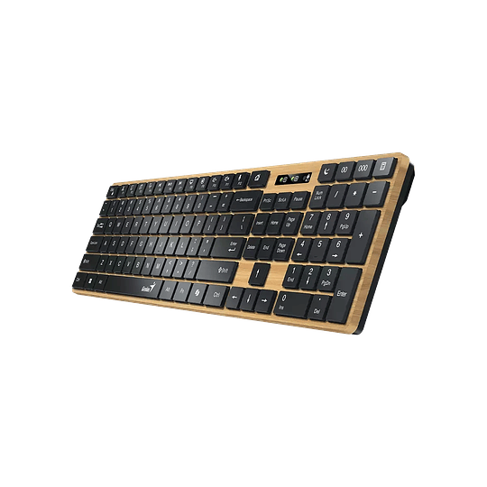 Teclado Inalambrico Copilot Wood Slim Star-7250bt / Genius 9635 