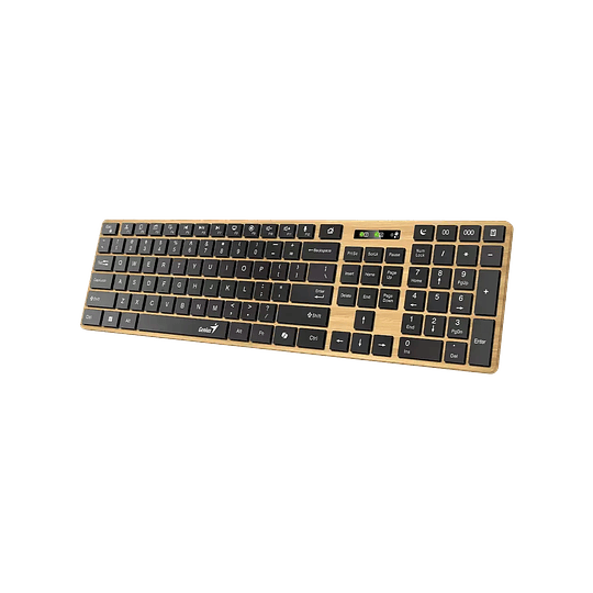 Teclado Inalambrico Copilot Wood Slim Star-7250bt / Genius 9635 