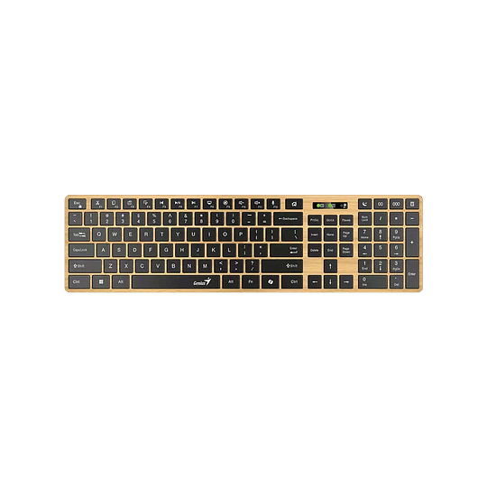 Teclado Inalambrico Copilot Wood Slim Star-7250bt / Genius 9635 