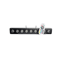 LUZ FIESTA BARRA 9 LED MIC MUSIC RGBW 4 EN 1 MLAB - 9423