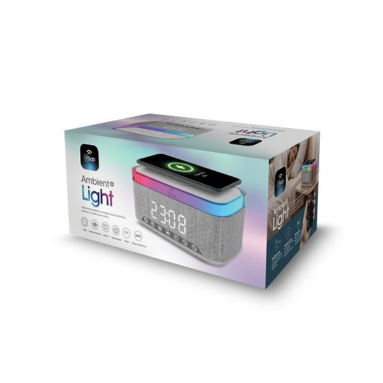 Radio Despertador Ambient Light Alarma Y Sonido / Mlab 9673