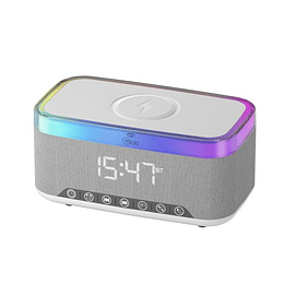 Radio Despertador Ambient Light Alarma Y Sonido / Mlab 9673