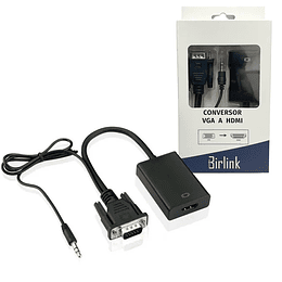 Convertidor Adaptador VGA A HDMI Full HD / BIRLINK BR10439