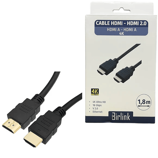 Cable Hdmi A Hdmi 1.8 Mts 4k Ultra Hd / Birlink Br10436