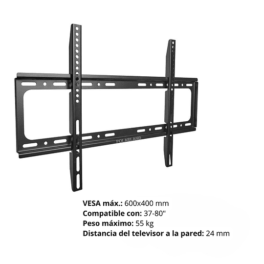 Soporte Para Televisor Hasta 80 Pulgadas / Polarland Pf80