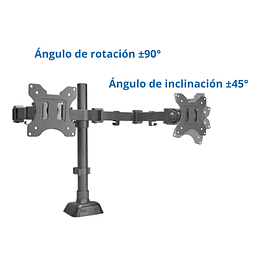 Soporte Mecanico Monitor Con Abrazadera / Polarland Pdm32d