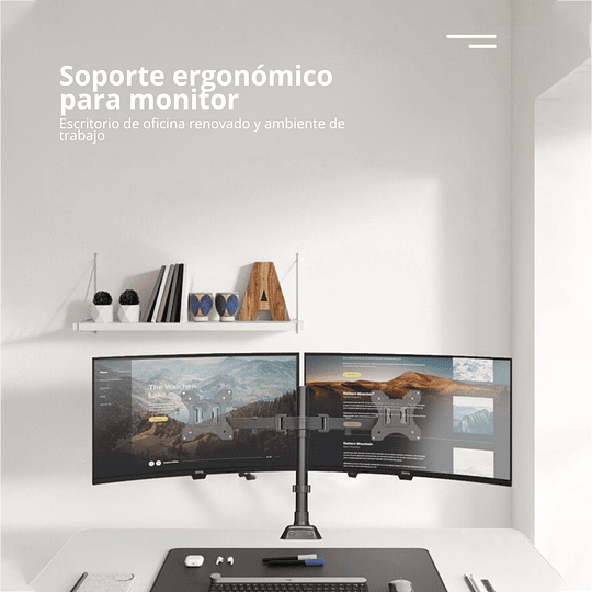 Soporte Mecanico Monitor Con Abrazadera / Polarland Pdm32d