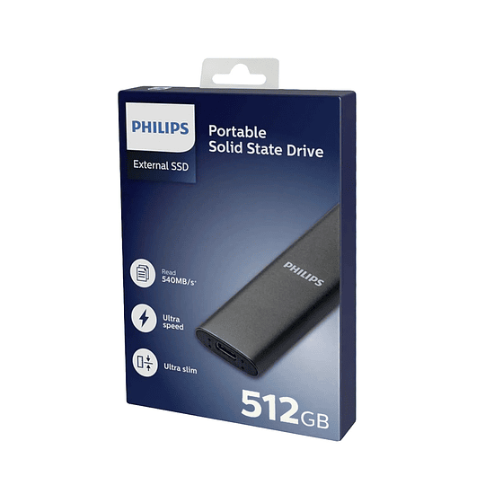  Unidad Disco Duro Portatil Externo Slim 2tb / Philips 9672