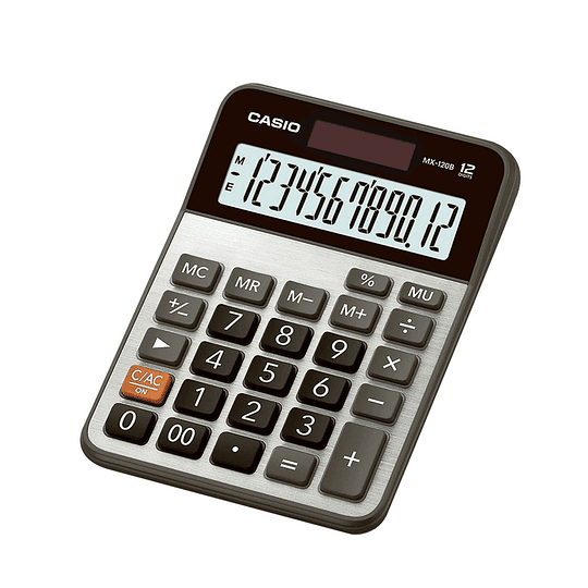 Calculadora 12 Digitos Solar/ Pila Mx-120b-w-dc / Casio 1997