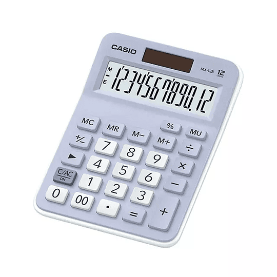 Calculadora De 12 Digitos Solar - Pila / Casio Mx - 12B 