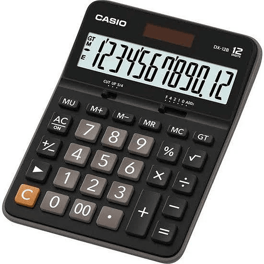 Calculadora De 12 Digitos Solar - Pila / Casio Mx - 12B 