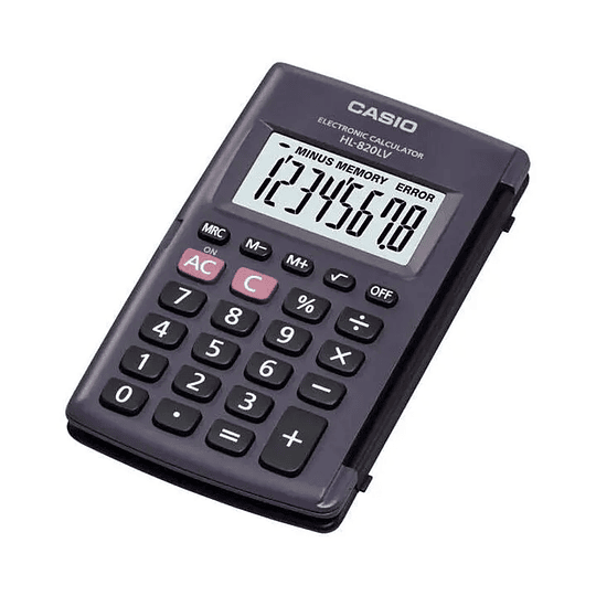 Calculadora De Bolsillo Hl-820lv-bk 8 Digitos / Casio 9992 