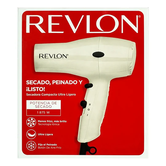Secador Compacto Ionico Blanco / Revlon 10154