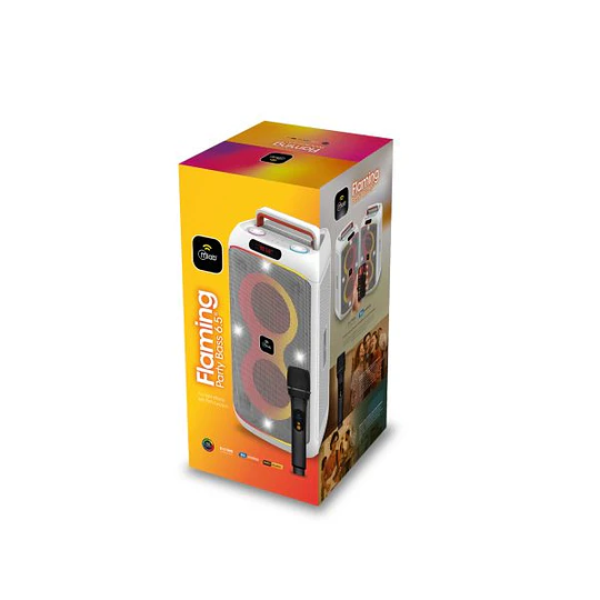 Parlante Bluetooth Flaming Party Bass 6.5 Con Microfono / Mlab 9565