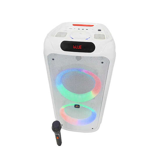 Parlante Flaming Power Bass 10 + Microfono/ Mlab 9568 - 9569