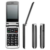 Celular Senior Clamshell Rojo Y Negro / Fujita - Japan 