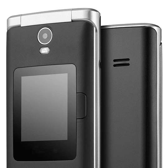 Celular Senior Clamshell Rojo Y Negro / Fujita - Japan 