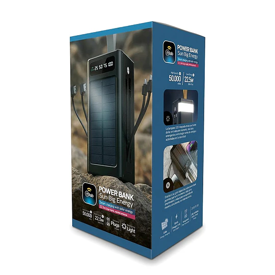 Power Bank Sun Big Energy 22.5 W Carga Rápida / Mlab 9656