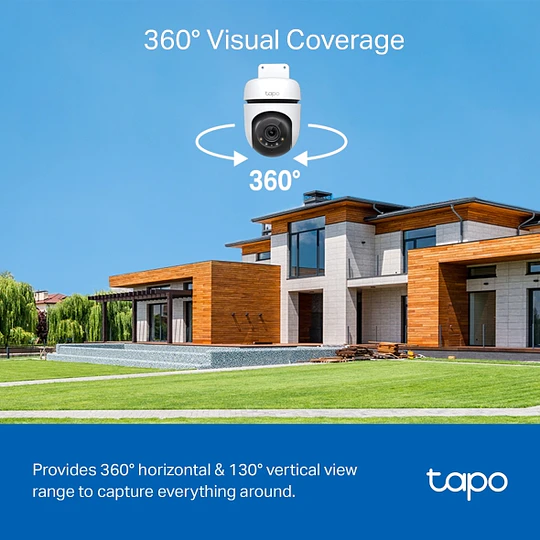 Cámara De Seguridad Para Exteriores / Tp Link Tapo C510w 