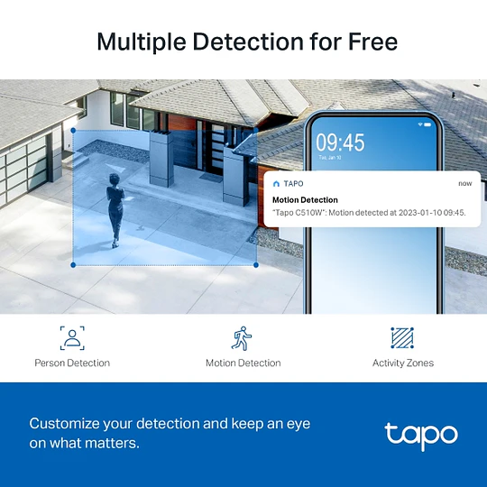 Cámara De Seguridad Para Exteriores / Tp Link Tapo C510w 