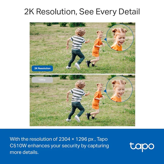 Cámara De Seguridad Para Exteriores / Tp Link Tapo C510w 