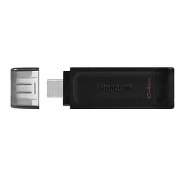 Pendrive Tipo C Data Traveler 3.2 Gen 1 64GB / Kington DT70