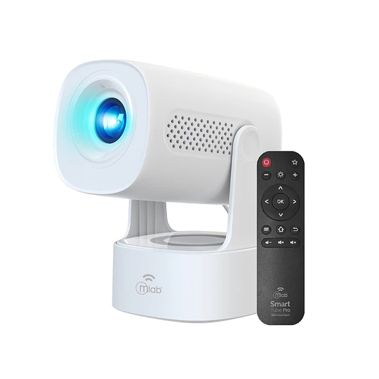 Proyector Smart Tube Bateria recargable Wifi Dual Band / Mlab 9711