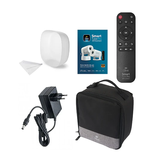 Proyector Smart Tube Bateria recargable Wifi Dual Band / Mlab 9711