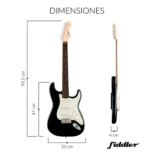 Combo Guitarra Eléctrica + Amplificador / Fiddler FD-CGA05B 