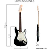 Combo Guitarra Eléctrica + Amplificador / Fiddler FD-CGA05B 