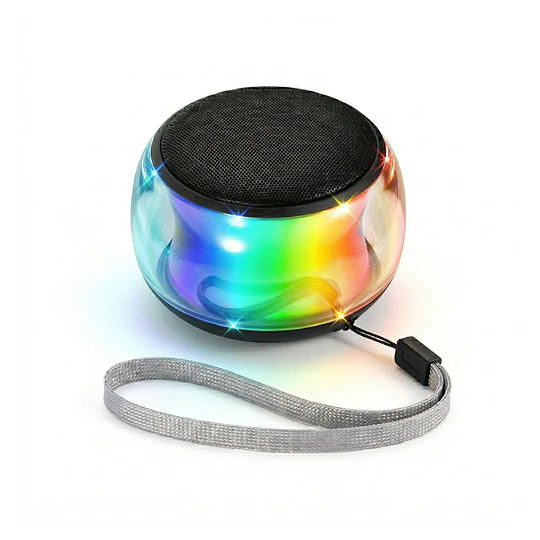 Parlante Rgb Mini Flaming Crystal Bluetooth / Mlab 9676
