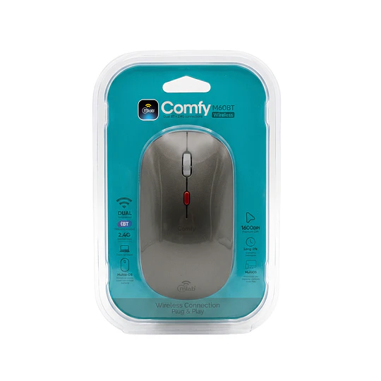 MOUSE BLUETOOTH 2,4GHZ Comfy Wireless M60BT/ MLAB 9734 9735