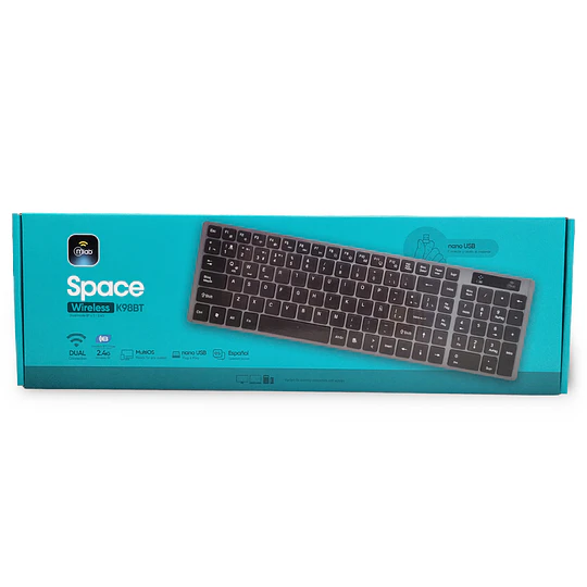 Teclado Bluetooth + 2,4ghz Space Wireless K98bt / Mlab 9739 