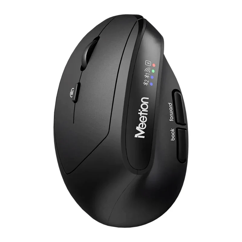 Ratón Vertical Btm008l Ergonómico Para Zurdos/ Meetion 10521
