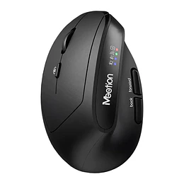 Ratón Vertical Btm008l Ergonómico Para Zurdos/ Meetion 10521 